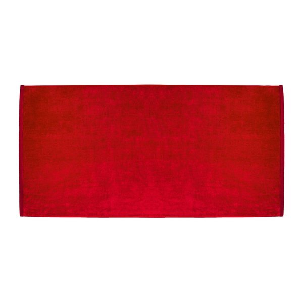Towelsoft Large Terry Velour 100% Ring Spun Cotton Beach Towel-Red HOME-BV1108-RED
